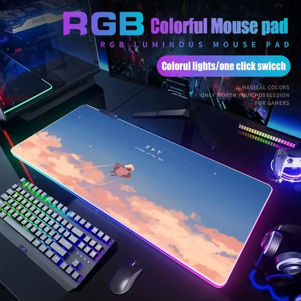 Game Sky Children of the Light Mouse Pad Gamer Rgb Desk Mat Light Led Mousepad Setup Accessories Deskmat Big Mousepad Backlight
Game Sky Children of the Light Mouse Pad Gamer Rgb Desk Mat Light Led Mousepad Setup Accessories Deskmat Big Mousepad Backlight