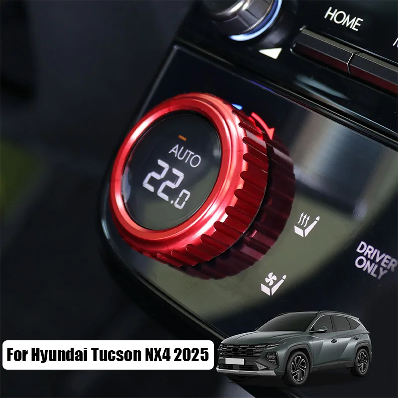Для Hyundai Tucson NX4 2025 Материал из алюминиевого сплава для декоративного кольца ручки центрального кондиционирования
Для Hyundai Tucson NX4 2025 Материал из алюминиевого сплава для декоративного кольца ручки центрального кондиционирования