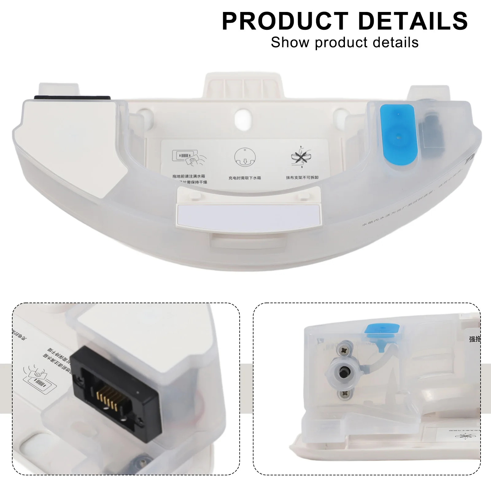Replacement Water Tank For ECOVACS T9AIVI 201-2021-0013 Robot Vacuum Cleaner Mop Water Tank Household Supplies Cleaning Tools
Replacement Water Tank For ECOVACS T9AIVI 201-2021-0013 Robot Vacuum Cleaner Mop Water Tank Household Supplies Cleaning Tools