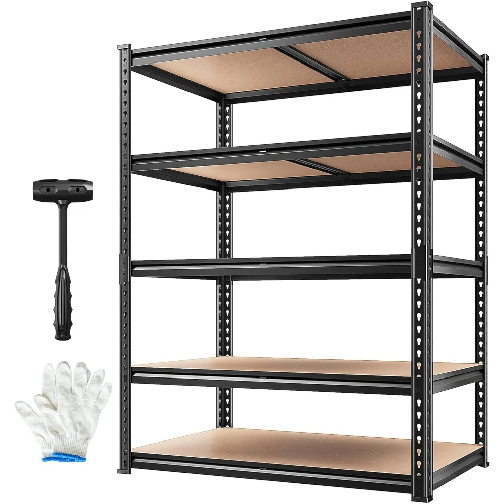 5 Tier Heavy Duty Storage Shelves Metal Garage Shelving Unit Adjustable Rack for Basement Warehouse Pantry Closet
5 Tier Heavy Duty Storage Shelves Metal Garage Shelving Unit Adjustable Rack for Basement Warehouse Pantry Closet
