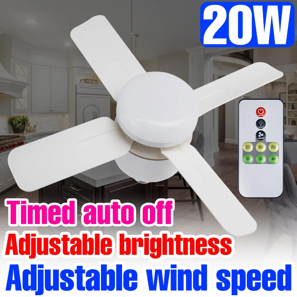 20W LED Fan Lamp Bulb 4 Blades E27 Ceiling Chandelier 220V Living Room Kitchen Bedroom Classroom Office High Brightness Lighting
20W LED Fan Lamp Bulb 4 Blades E27 Ceiling Chandelier 220V Living Room Kitchen Bedroom Classroom Office High Brightness Lighting