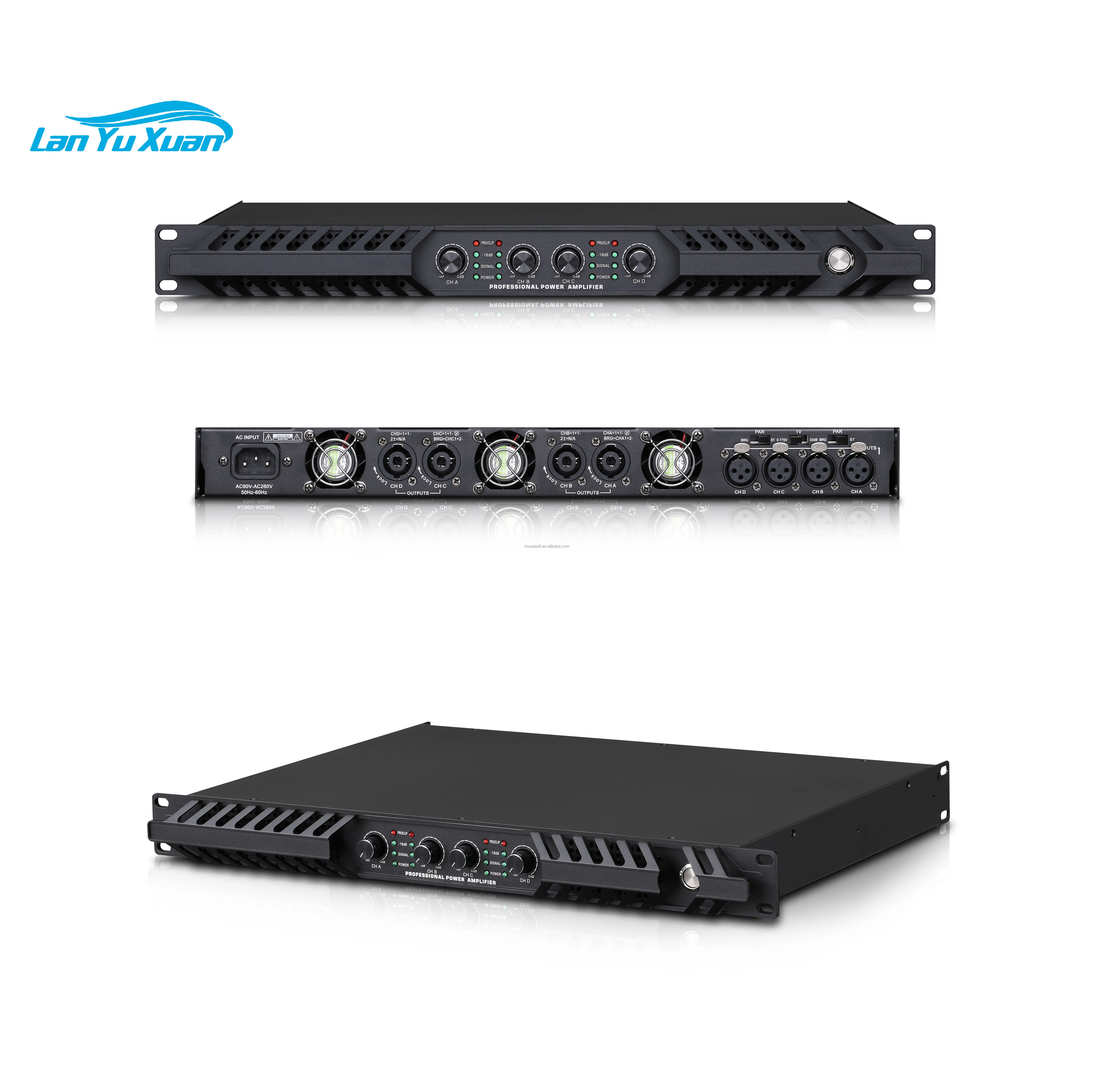 4*800W Hot-selling Class D High-quality Audio Power Amplifier DP408 Professional Suitable for Stage Use
4*800W Hot-selling Class D High-quality Audio Power Amplifier DP408 Professional Suitable for Stage Use