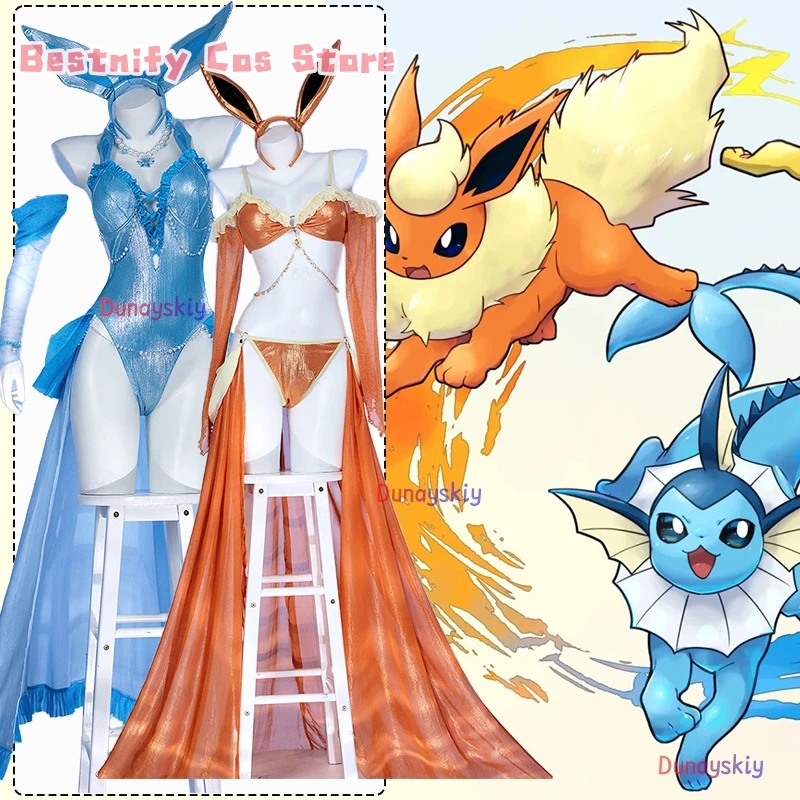 Аниме Eevee Косплей Костюм из двух частей бикини с бретелькой на шее и перчатками, головной убор, женский купальник с высокой талией для летней вечеринки
Аниме Eevee Косплей Костюм из двух частей бикини с бретелькой на шее и перчатками, головной убор, женский купальник с высокой талией для летней вечеринки
