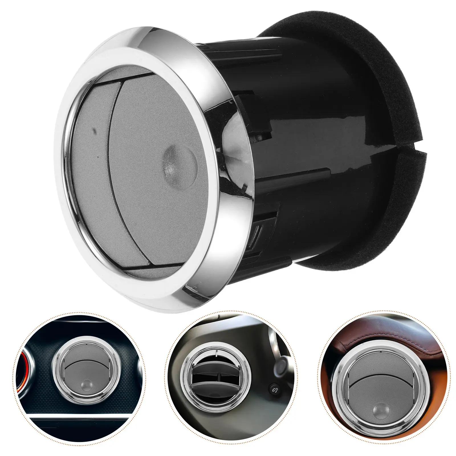 Front Dashboard Air Vent Replacement for 2006-2009 Black Round Ac Insert Adjustable Direction High-Efficiency Cooling
Front Dashboard Air Vent Replacement for 2006-2009 Black Round Ac Insert Adjustable Direction High-Efficiency Cooling