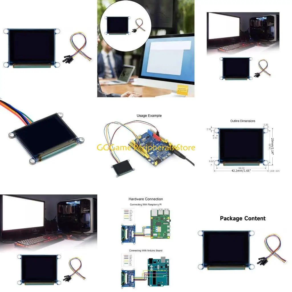 U55B SSD1351 Chip RGB OLED Display Modules Clear Graphics, SPI 262K
U55B SSD1351 Chip RGB OLED Display Modules Clear Graphics, SPI 262K