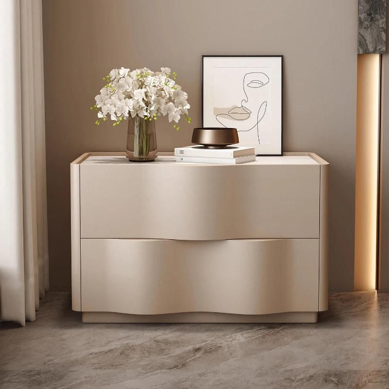 Minimalist bedroom furniture Bedside Table Premium Locker Bed side table Cream Style Solid Wood mesas de cabeceira Night stand
Minimalist bedroom furniture Bedside Table Premium Locker Bed side table Cream Style Solid Wood mesas de cabeceira Night stand