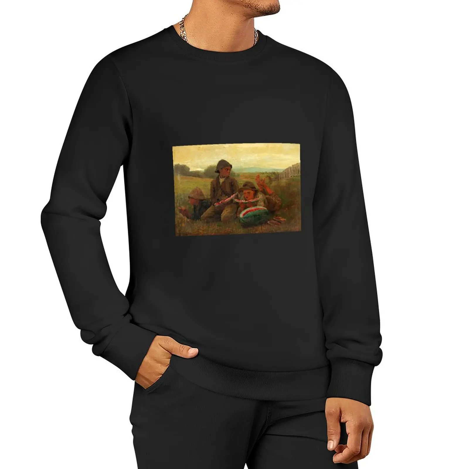 The boys eating watermelon Pullover Hoodie korean autumn clothes japanese style men's coat aesthetic clothing sweatshirt
The boys eating watermelon Pullover Hoodie korean autumn clothes japanese style men's coat aesthetic clothing sweatshirt
