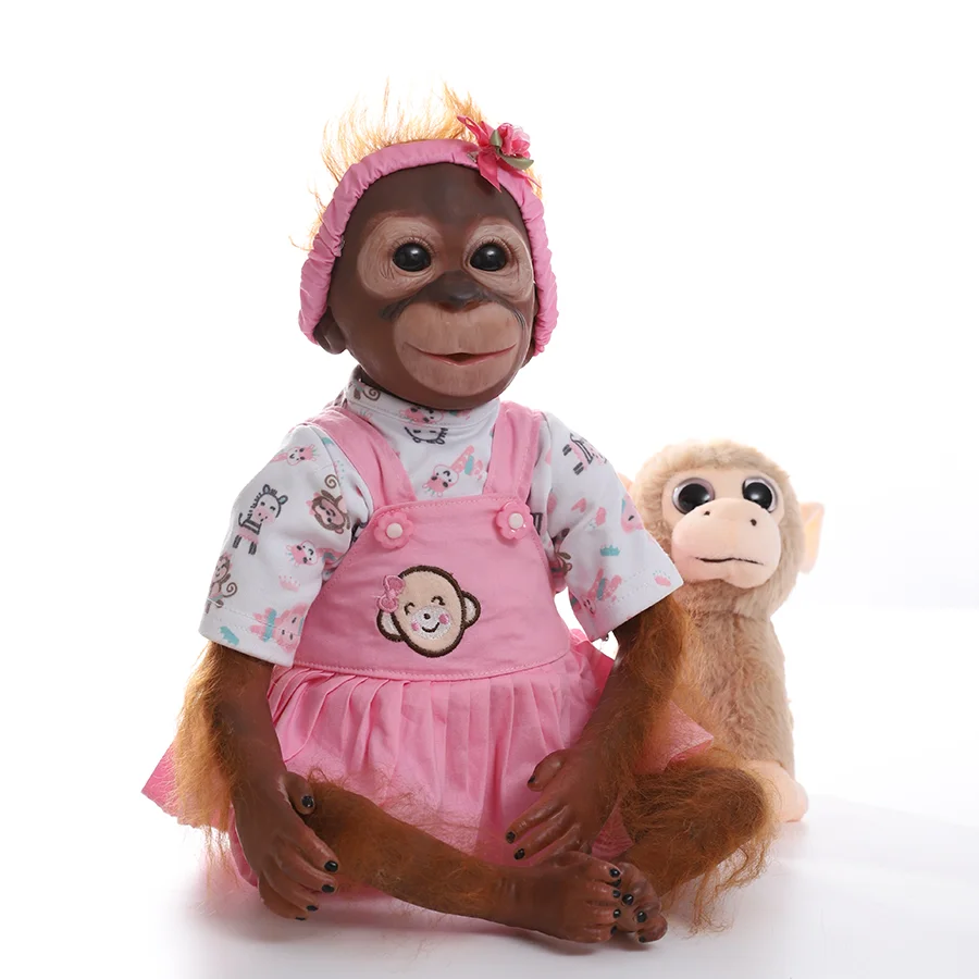 Rebirth doll realistic and soft vinyl 20 inch female monkey doll, pink clothing, ideal companion, collectible toy set suitable for children aged 3 and above
Rebirth doll realistic and soft vinyl 20 inch female monkey doll, pink clothing, ideal companion, collectible toy set suitable for children aged 3 and above