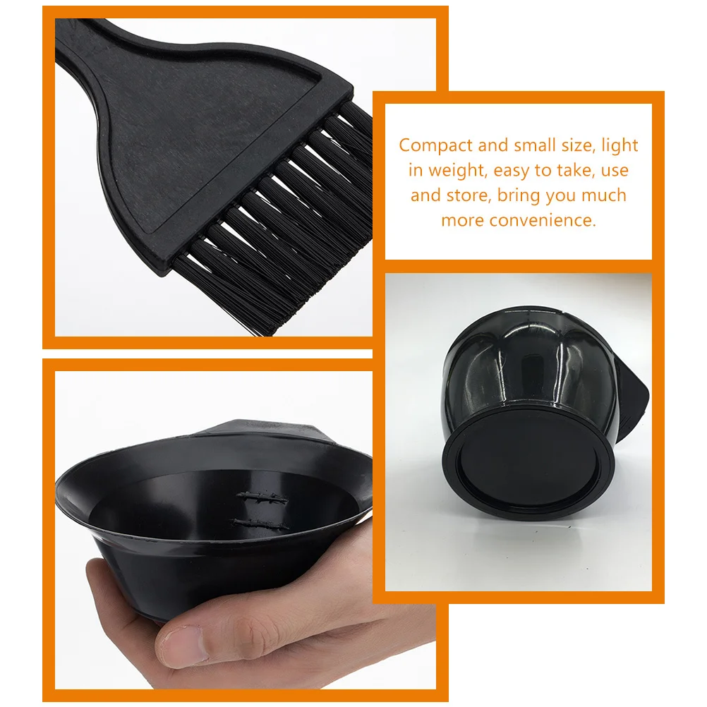 1 комплект кистей для миски для краски, пластиковая миска для смешивания волос с расческой, набор для краски для салона дома, многоразовый легкий компактный 
1 комплект кистей для миски для краски, пластиковая миска для смешивания волос с расческой, набор для краски для салона дома, многоразовый легкий компактный