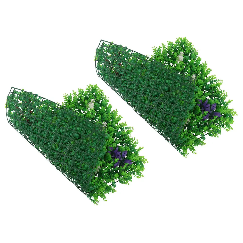 2Pcs Artificial Hedge Plant Wall Panel Realistic Silk Plastic Greenery Backdrop for Wedding Party Shop Home Office Restaurant
2Pcs Artificial Hedge Plant Wall Panel Realistic Silk Plastic Greenery Backdrop for Wedding Party Shop Home Office Restaurant