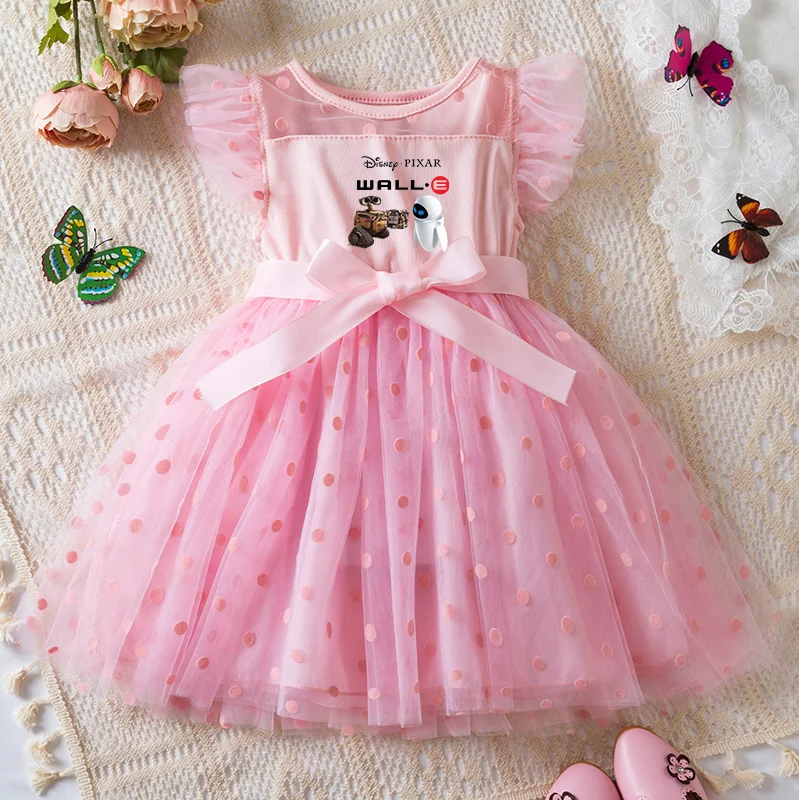 Wall-E Robot 2-6Y Baby Girl Dress Princess Mesh Skirt Summer Sleeveless Clothes Fancy Wedding Party Dresses for Girls Summer
Wall-E Robot 2-6Y Baby Girl Dress Princess Mesh Skirt Summer Sleeveless Clothes Fancy Wedding Party Dresses for Girls Summer
