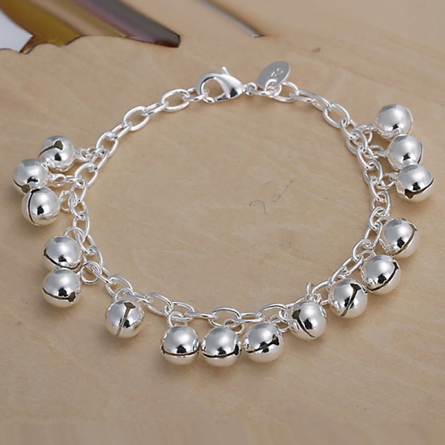 925 Sterling silver bracelet charm fashion beautiful High quality for Women lady chain Silver Jewelry wedding party
925 Sterling silver bracelet charm fashion beautiful High quality for Women lady chain Silver Jewelry wedding party
