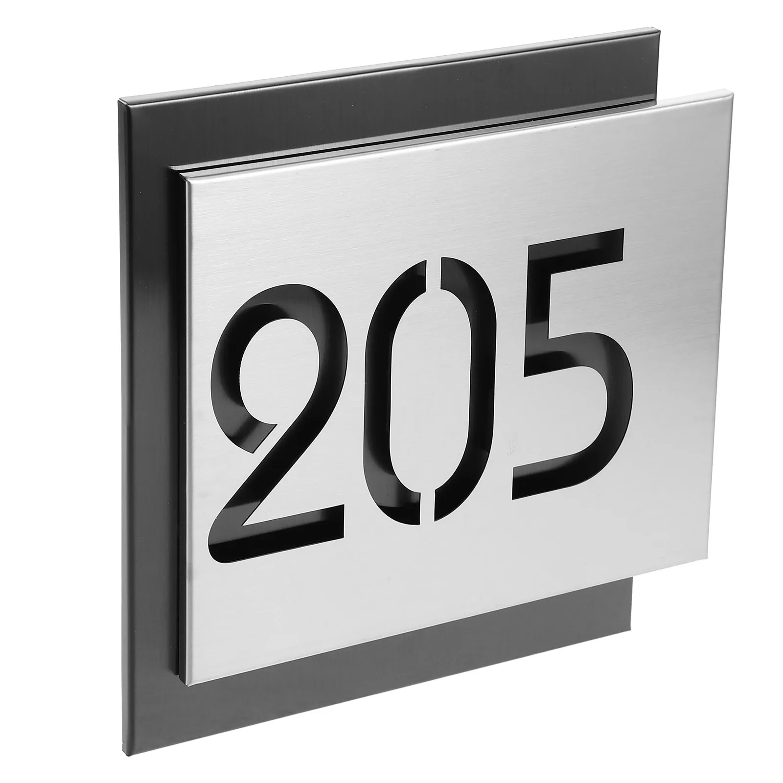 Stainless Steel Address Plaque Double Layer Hollow Modern Outdoor Number Sign for Wall Door Mailbox Apartment Office Hotel
Stainless Steel Address Plaque Double Layer Hollow Modern Outdoor Number Sign for Wall Door Mailbox Apartment Office Hotel