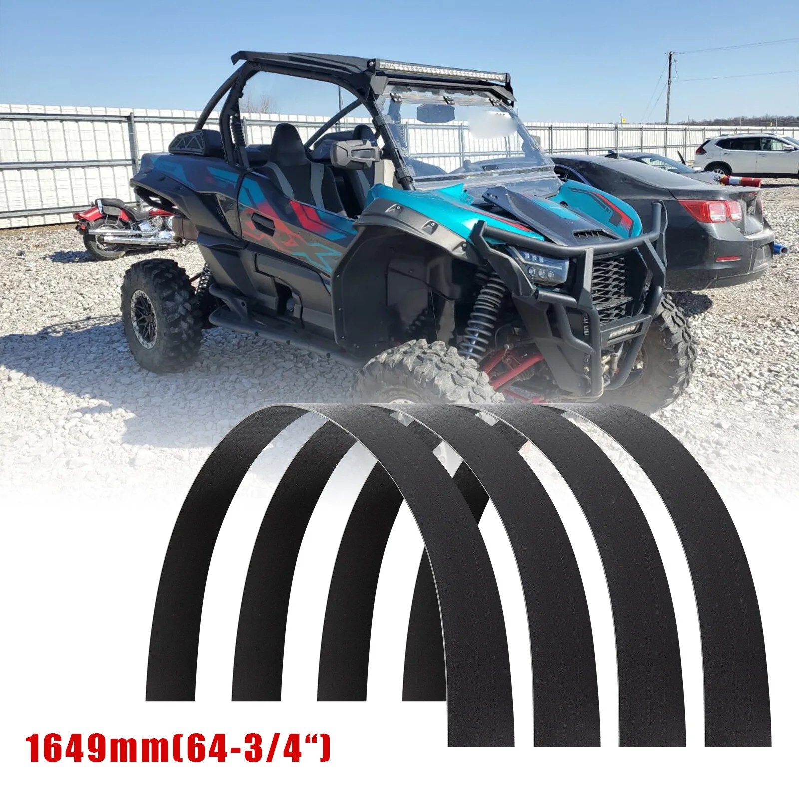 Black Fender Flares Extra Wide Wheel Arches Strip Trim Bo For Kawasaki Teryx KRX
Black Fender Flares Extra Wide Wheel Arches Strip Trim Bo For Kawasaki Teryx KRX