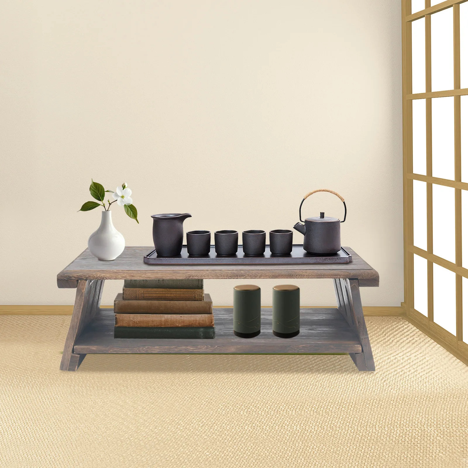 Vintage Compact Floor Altar Table, Stable Structure Ideal For Living Room Bedroom Balcony Spiritual Decor And Small‑Space Storage
Vintage Compact Floor Altar Table, Stable Structure Ideal For Living Room Bedroom Balcony Spiritual Decor And Small‑Space Storage