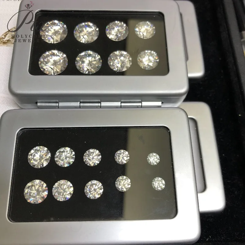 Wholesale Loose Moissanites Stones Full Size Round Shape Black D Color VVS1 Clarity with GRA Certificate for Jewelry Making
Wholesale Loose Moissanites Stones Full Size Round Shape Black D Color VVS1 Clarity with GRA Certificate for Jewelry Making