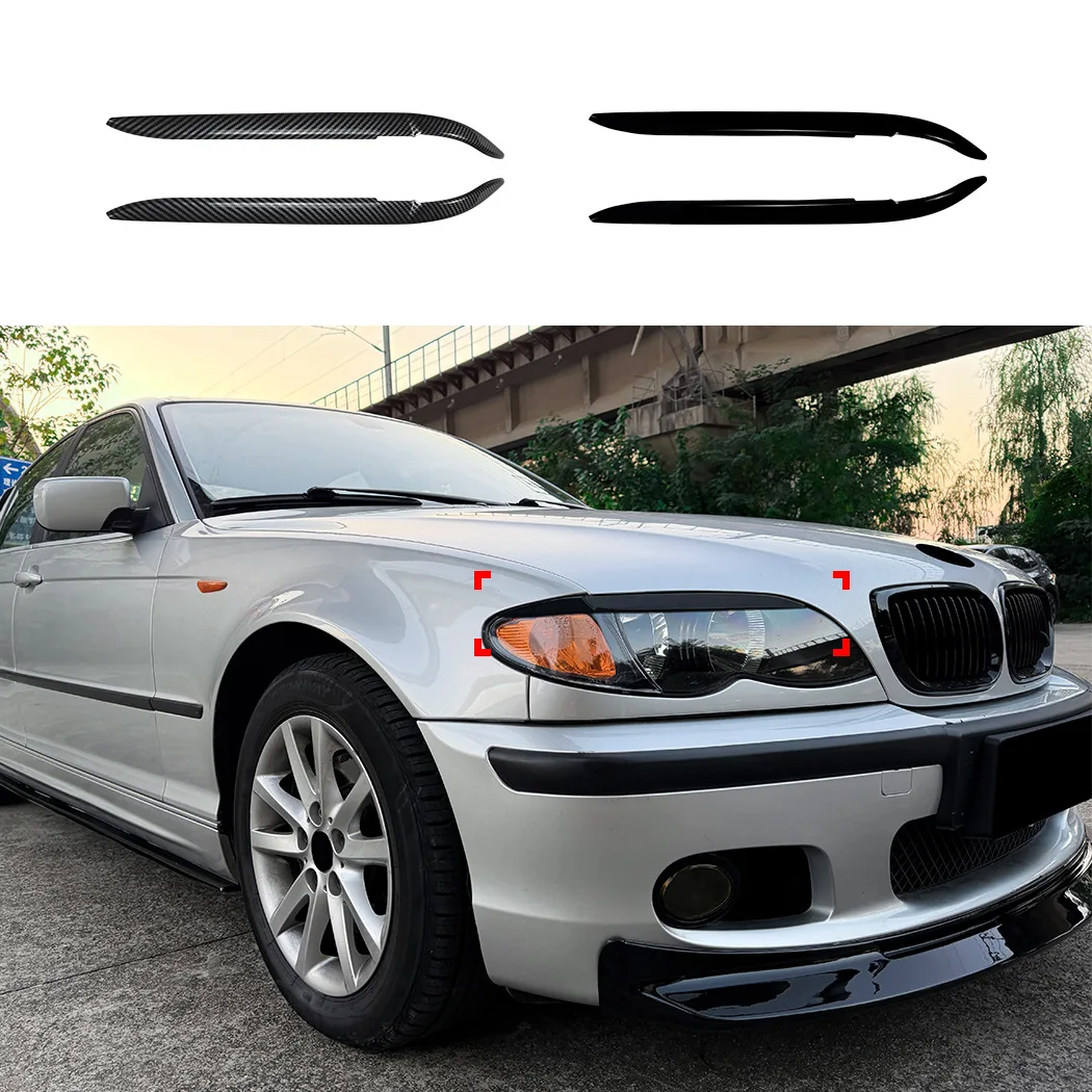 2Pcs Headlight Eyebrow Glossy Black Trim Front Left Right Decoration For BMW 3 Series E46 1998‑2004 Front Light Eyebrow Headligh
2Pcs Headlight Eyebrow Glossy Black Trim Front Left Right Decoration For BMW 3 Series E46 1998‑2004 Front Light Eyebrow Headligh