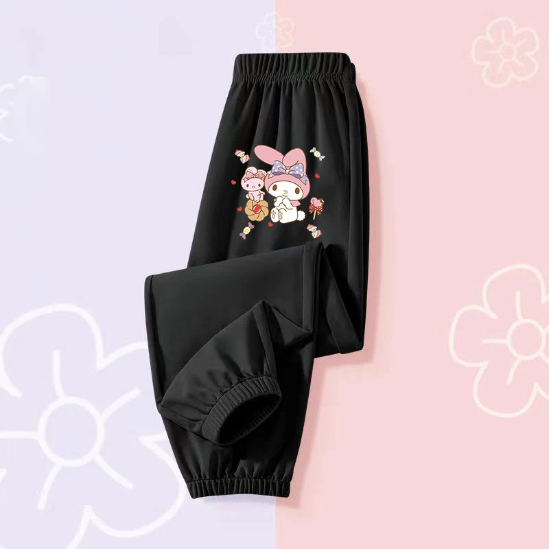 Sanriou Summer Girl Boy Wearing Outside Ice Silk Pants Child Leg-Length Pants Sports Pants My Melody Cartoon Cute Festival Gift 
Sanriou Summer Girl Boy Wearing Outside Ice Silk Pants Child Leg-Length Pants Sports Pants My Melody Cartoon Cute Festival Gift