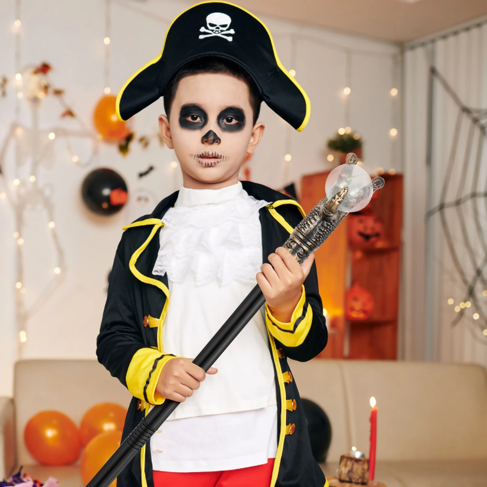 Scepter Durable Plastic Lightweight Strong Halloween Cosplay Stage Props Photography Fun Kids Walking Stick
Scepter Durable Plastic Lightweight Strong Halloween Cosplay Stage Props Photography Fun Kids Walking Stick