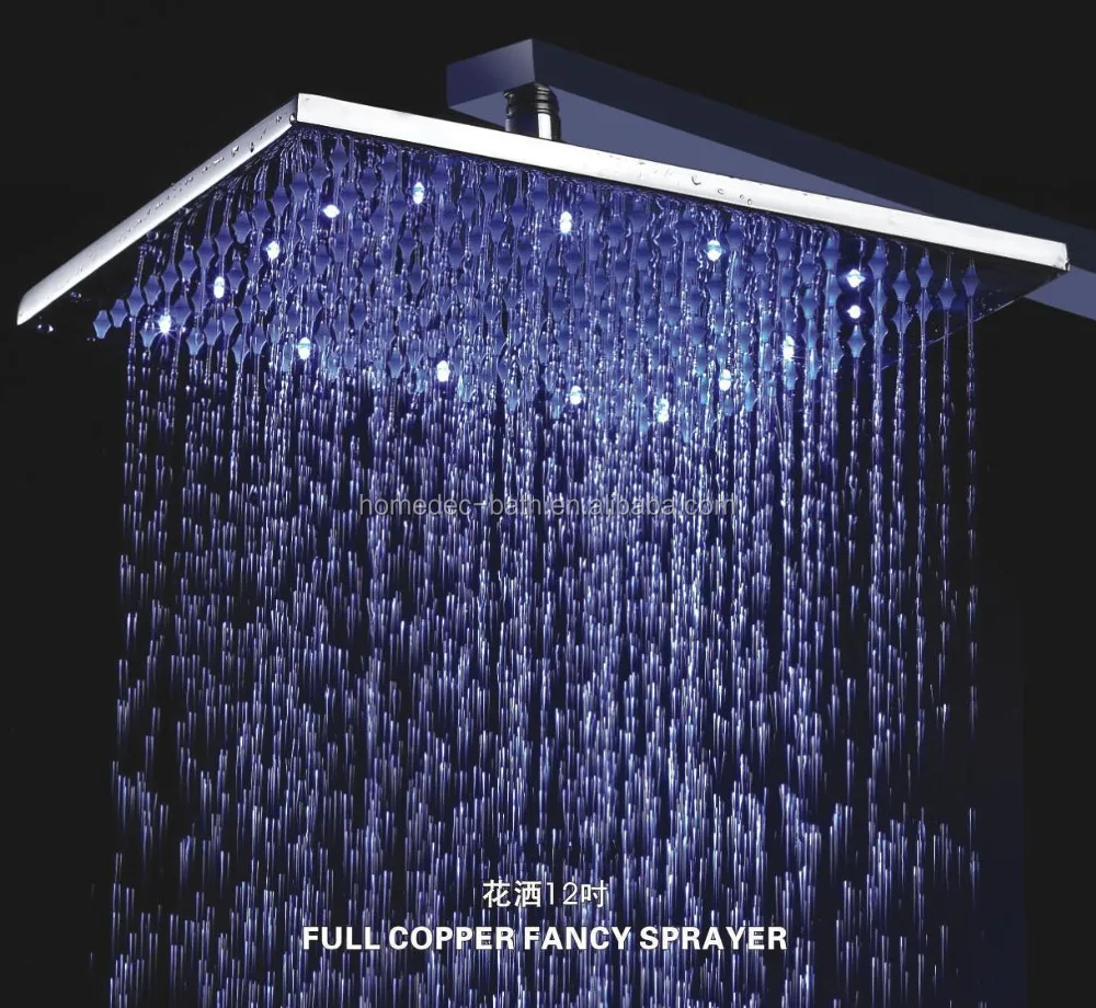 Luxury 12\" Square LED Rainfall SPA Shower Faucet Set Polished Brass Body Jet & Hand Shower Thermostatic & Ceramic Valve Core
Luxury 12\" Square LED Rainfall SPA Shower Faucet Set Polished Brass Body Jet & Hand Shower Thermostatic & Ceramic Valve Core