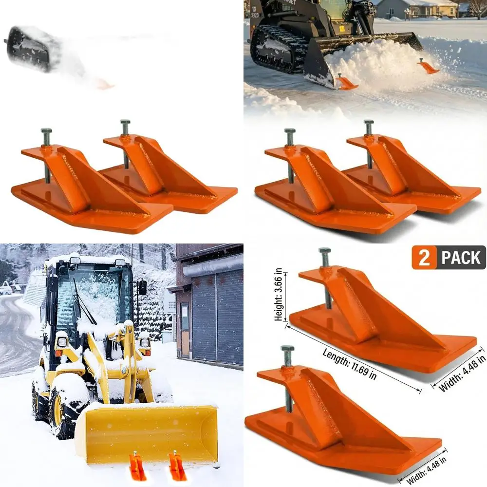 Pair of Ski Edge Guards or Compact Tractor Bucket, 11.7 Steel Turf Tamer Attachment for Removal and Gravel Distribution, Bolt-On
Pair of Ski Edge Guards or Compact Tractor Bucket, 11.7 Steel Turf Tamer Attachment for Removal and Gravel Distribution, Bolt-On