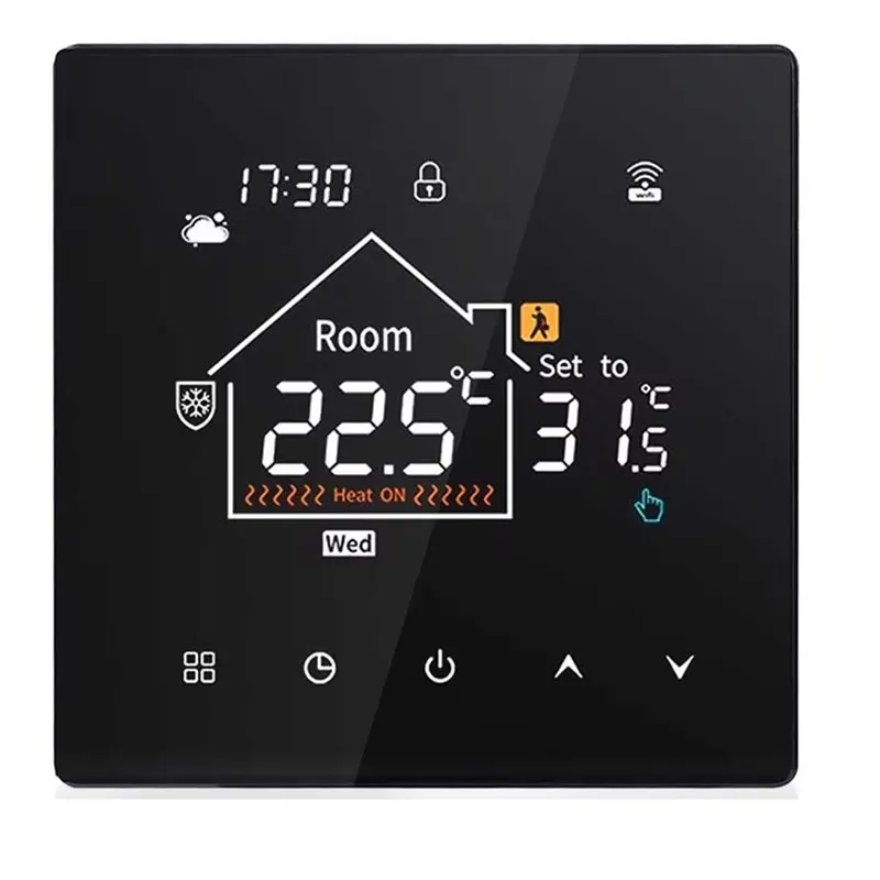 B97A-Temperature Control For Switch For Smart Floor Heating Thermostat 3A-WIFI Water Floor Heating Electric Floor Heating
B97A-Temperature Control For Switch For Smart Floor Heating Thermostat 3A-WIFI Water Floor Heating Electric Floor Heating