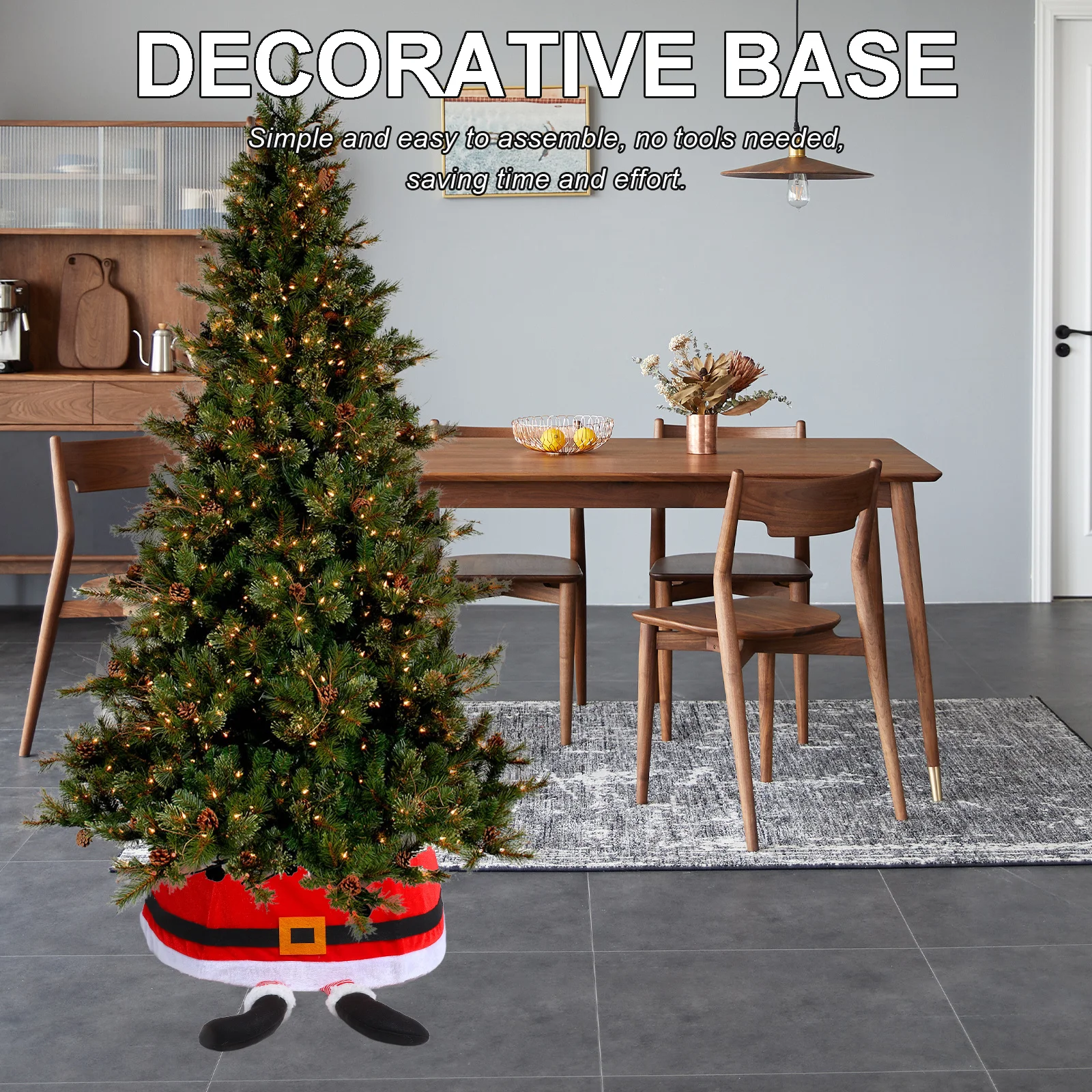 Tree Collar Non-Woven Holiday Decor For Home Party Indoor Use Christmas Decoration Rings Chic Christmas Decorations
Tree Collar Non-Woven Holiday Decor For Home Party Indoor Use Christmas Decoration Rings Chic Christmas Decorations