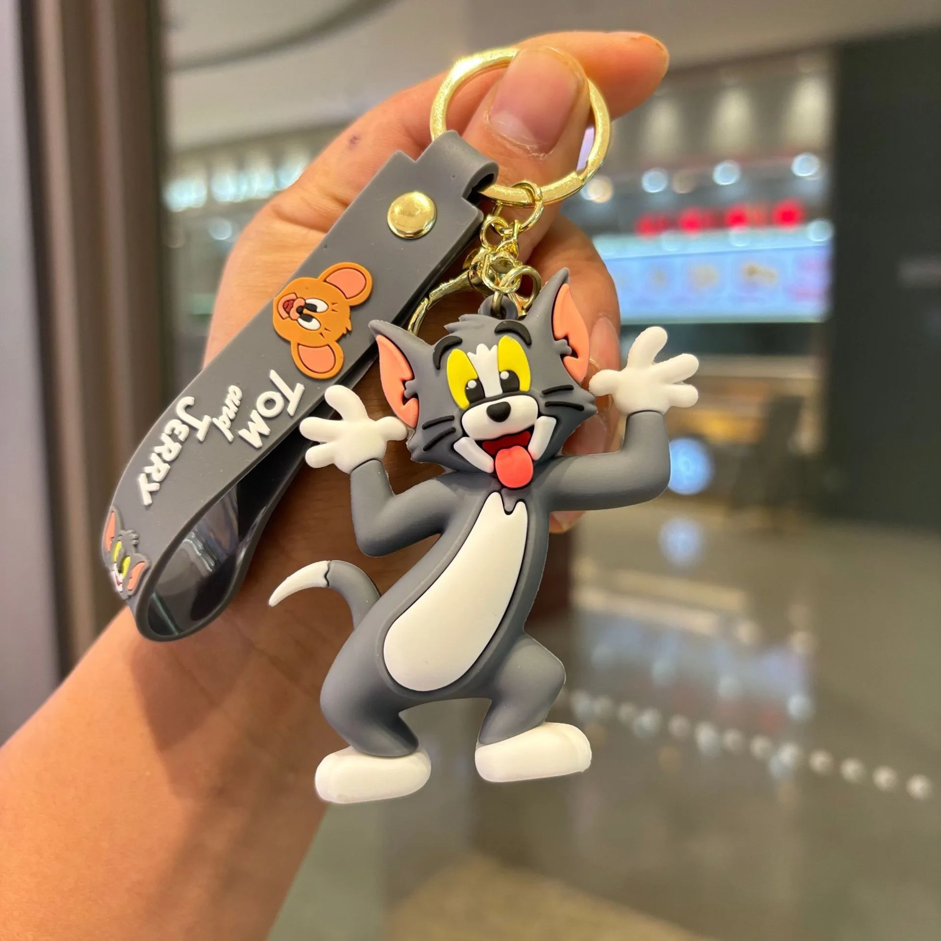 Classic Anime Tom and Jerry Creative Keychain Cute Cartoon Character Model Pendant Backpack Decoration Key ring
Classic Anime Tom and Jerry Creative Keychain Cute Cartoon Character Model Pendant Backpack Decoration Key ring
