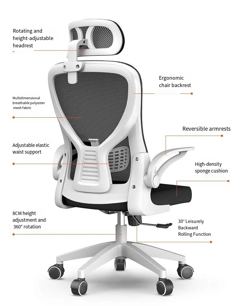 Modern Adjustable Ergonomic Mesh Office Swivel Chair High Back Mesh Computer Chair
Modern Adjustable Ergonomic Mesh Office Swivel Chair High Back Mesh Computer Chair