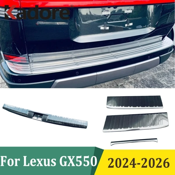 For Lexus GX550 2024-2026 Hybrid/US 5-seater Version Inner Rear Bumper Protector Tail Trunk Scuff Plate Cover Car Accessories
For Lexus GX550 2024-2026 Hybrid/US 5-seater Version Inner Rear Bumper Protector Tail Trunk Scuff Plate Cover Car Accessories
