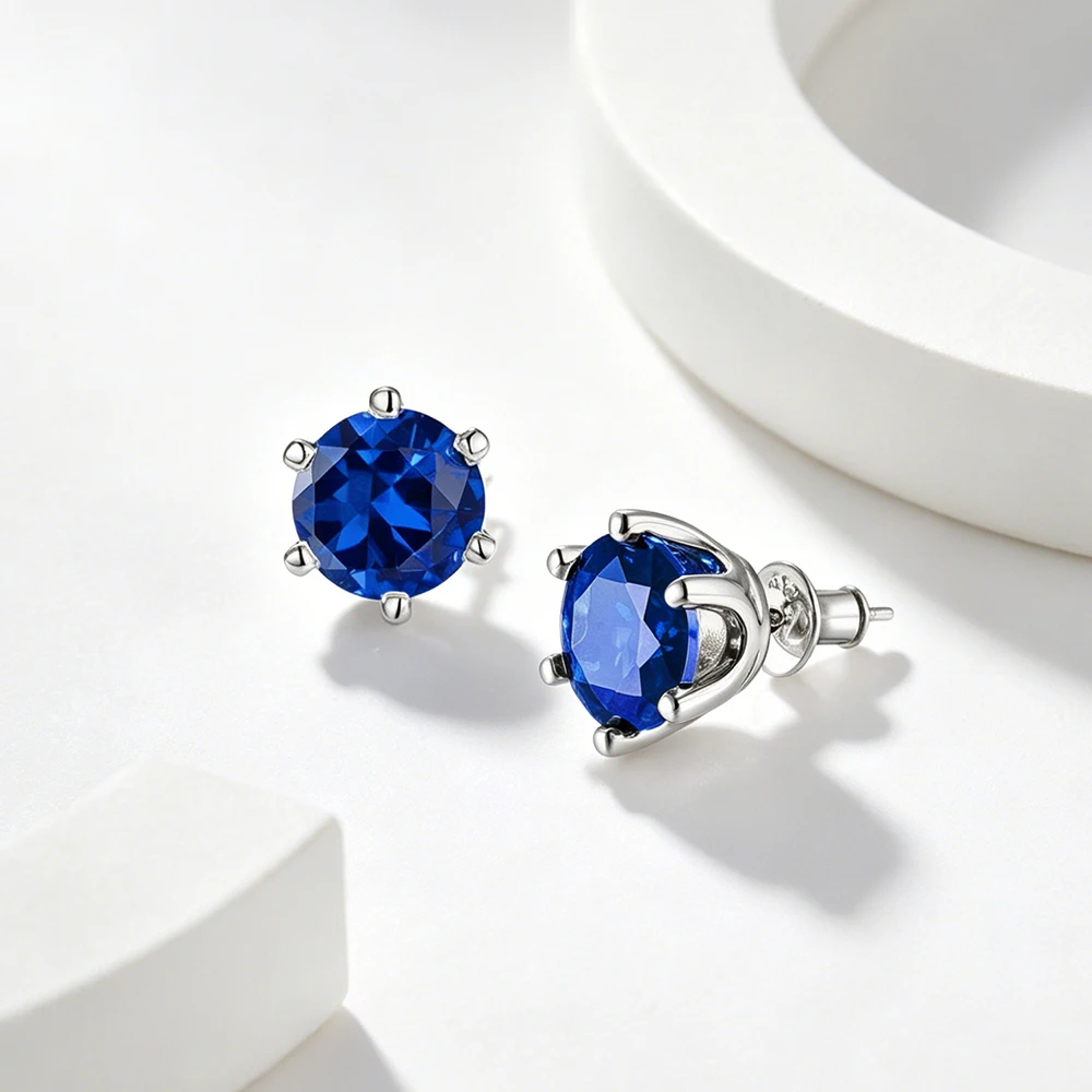 APIR Lab-grown Sapphire Stud Earrings for Women S925 Sterling Classic 6 Prong Earrings Silver Hypoallergenic Fine Jewelry Gifts
APIR Lab-grown Sapphire Stud Earrings for Women S925 Sterling Classic 6 Prong Earrings Silver Hypoallergenic Fine Jewelry Gifts