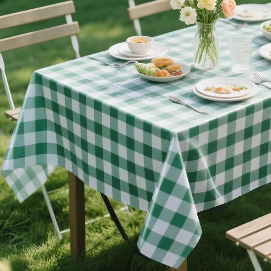3 упаковки зеленой клетчатой скатерти 54x108 дюймов одноразовая клетчатая скатерть прямоугольные водонепроницаемые чехлы для столов для пикника для BB
3 упаковки зеленой клетчатой скатерти 54x108 дюймов одноразовая клетчатая скатерть прямоугольные водонепроницаемые чехлы для столов для пикника для BB