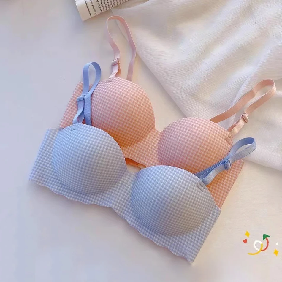 Women's Seamless Bralette Sexy Bra Summer Preppy Style Thin Breathable Tank Tops Gathering Removable Shoulder Strap Underwear
Women's Seamless Bralette Sexy Bra Summer Preppy Style Thin Breathable Tank Tops Gathering Removable Shoulder Strap Underwear