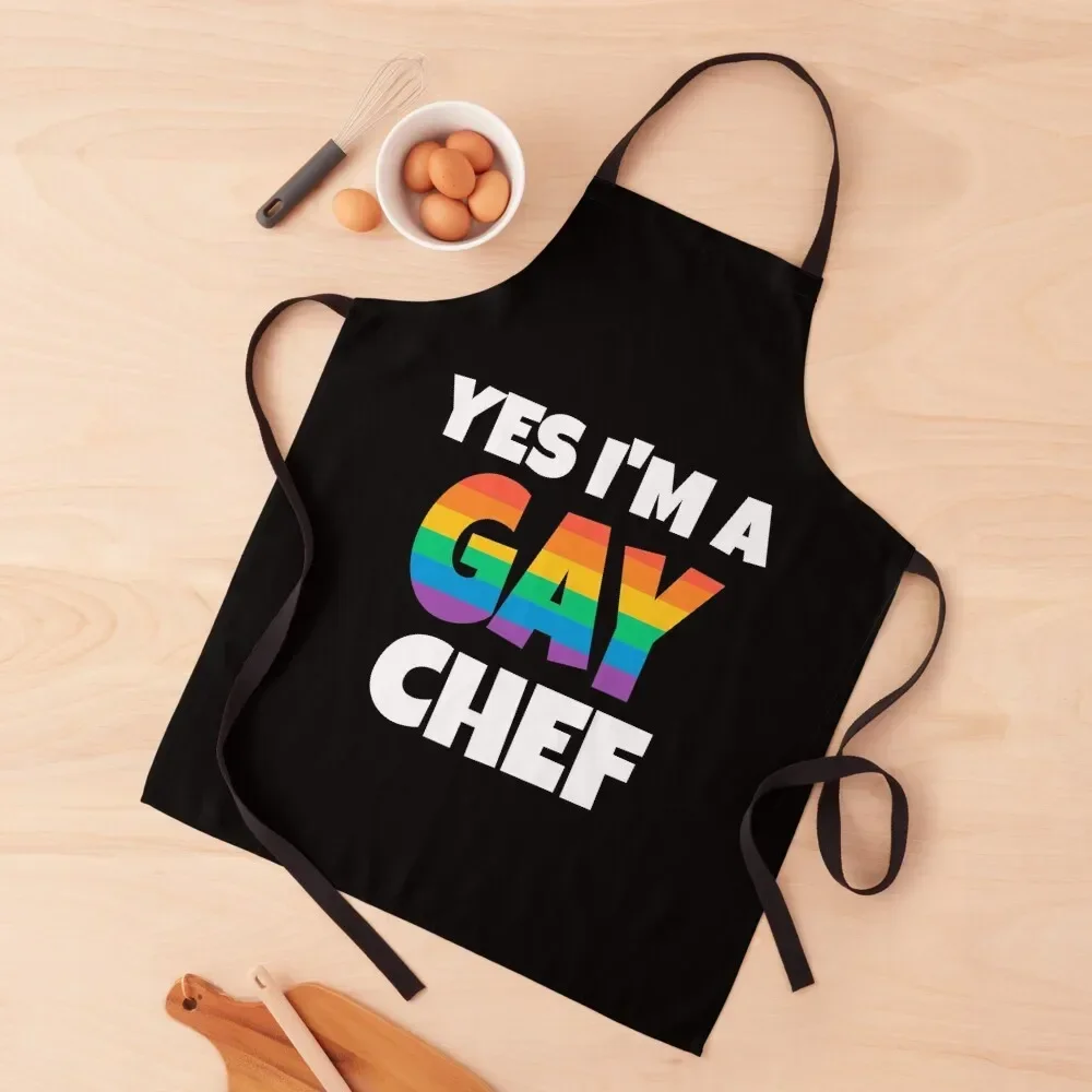 Rainbow Gay Chef Yes I am Apron Novelties Kitchen And Home cooks clothes Apron
Rainbow Gay Chef Yes I am Apron Novelties Kitchen And Home cooks clothes Apron