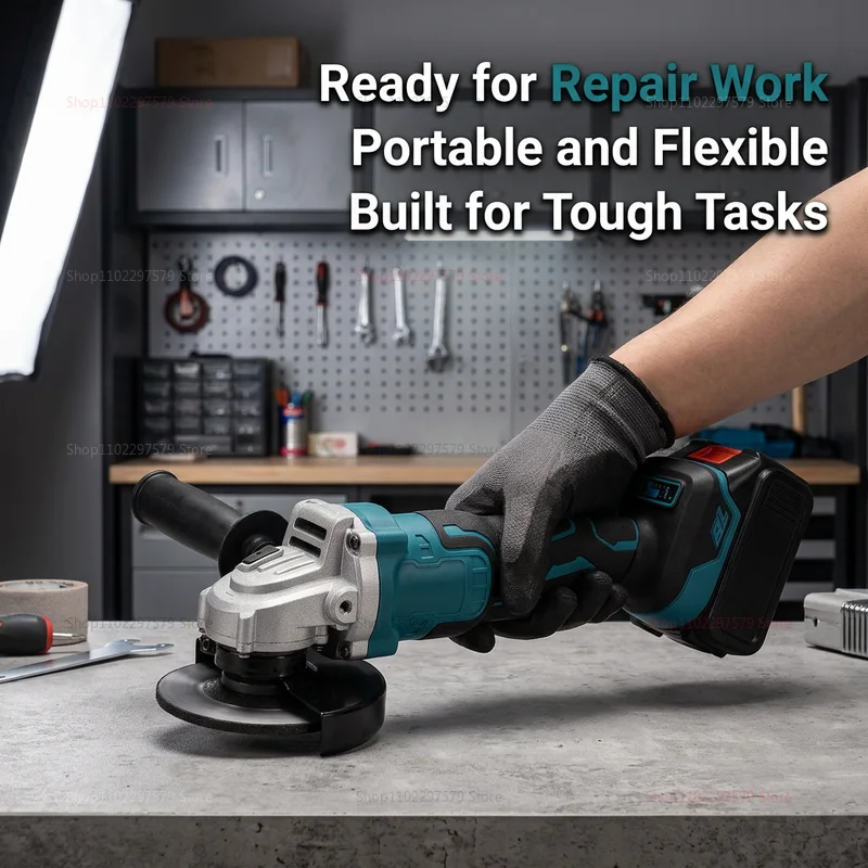 Cordless Brushless Angle Grinder Polisher Cutter Tool for Makita 18V Battery – Multi-Purpose Grinding & Cutting
Cordless Brushless Angle Grinder Polisher Cutter Tool for Makita 18V Battery – Multi-Purpose Grinding & Cutting