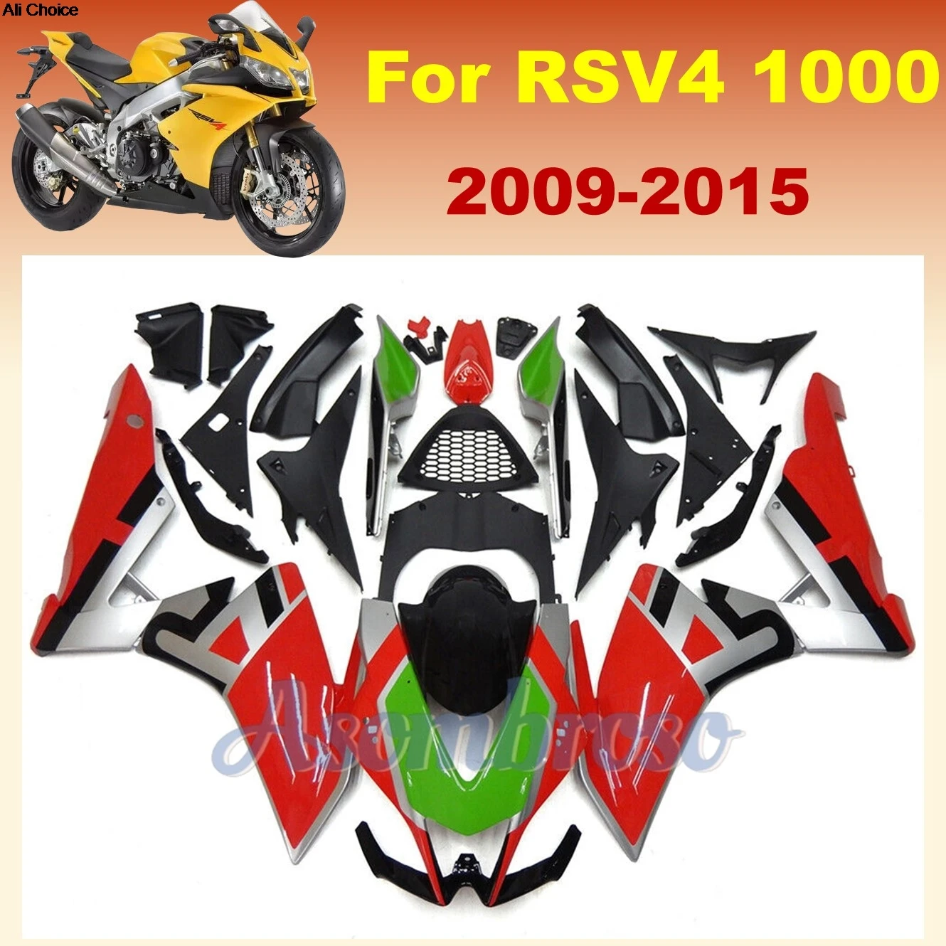 For Aprilia RSV4 RS1000 2009 2010 2011 2012 2013 2014 2015 RS V4 RS 1000 Motorcycle Full Fairing ABS Kits Bodywork
For Aprilia RSV4 RS1000 2009 2010 2011 2012 2013 2014 2015 RS V4 RS 1000 Motorcycle Full Fairing ABS Kits Bodywork