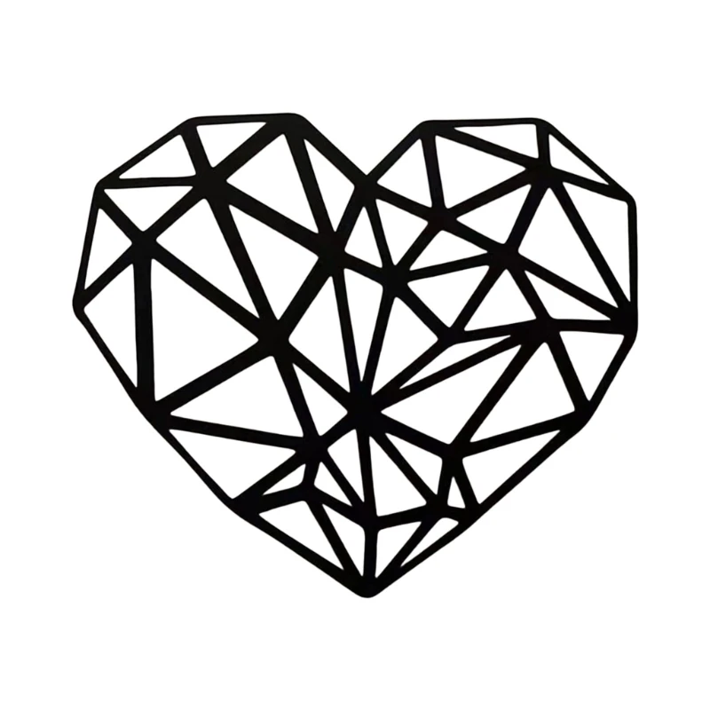 Metal Heart Sculpture Wall Decor, Metal Wall Art Decoration Hanging Decor for Bathroom Living Room
Metal Heart Sculpture Wall Decor, Metal Wall Art Decoration Hanging Decor for Bathroom Living Room