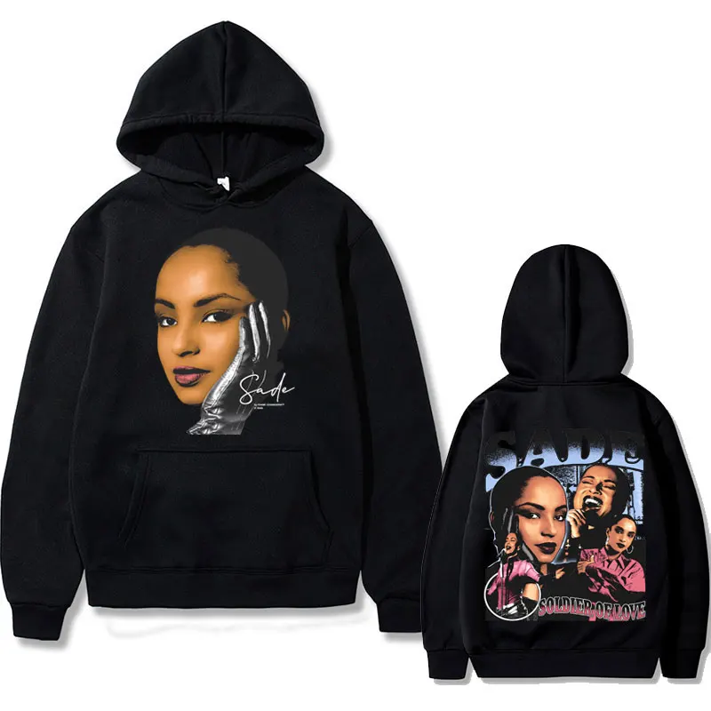 Singer Sade Soldier of Love Tour Concert Graphic Hoodie Men Women Hip Hop Vintage Sweatshirts Men's Oversized Hooded Pullover
Singer Sade Soldier of Love Tour Concert Graphic Hoodie Men Women Hip Hop Vintage Sweatshirts Men's Oversized Hooded Pullover