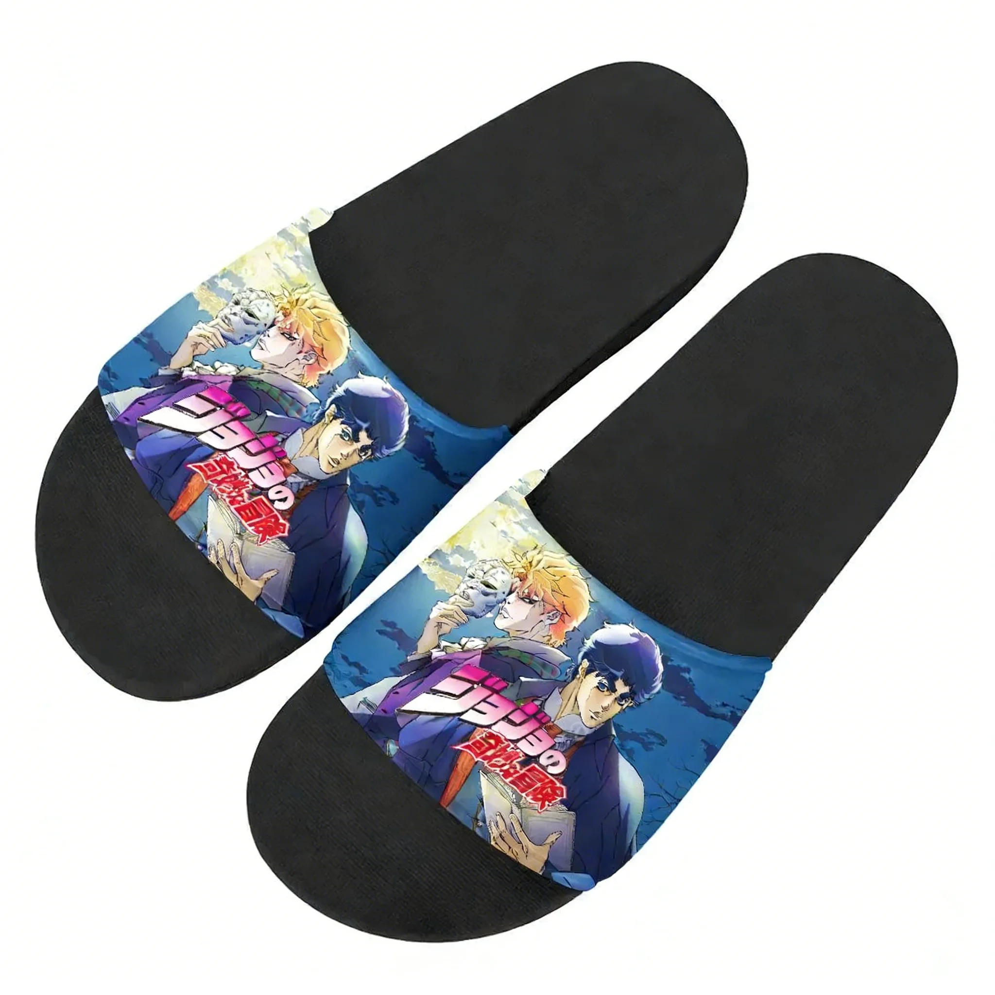Jojo Anime Sandals Custom Summer Indoor Slippers for Adults Men Women Bathroom Beach Pool Water Shoes
Jojo Anime Sandals Custom Summer Indoor Slippers for Adults Men Women Bathroom Beach Pool Water Shoes
