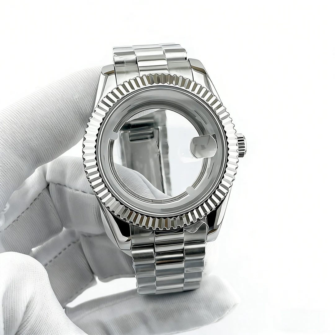 40MM Miyota 8285 Case Watch Case Sapphire Crystal Glass Stainless Steel Case Fit 31mm Dial 8285 Movement Watch Parts
40MM Miyota 8285 Case Watch Case Sapphire Crystal Glass Stainless Steel Case Fit 31mm Dial 8285 Movement Watch Parts