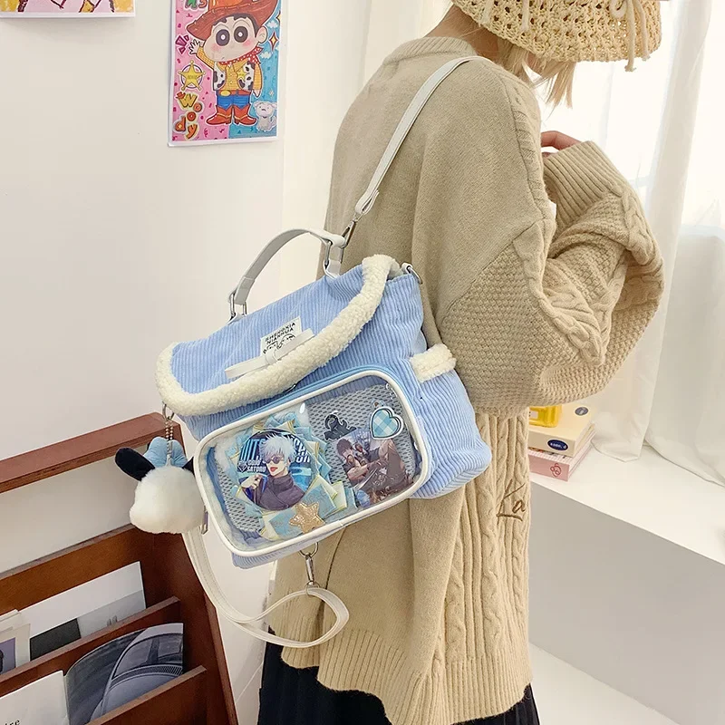 Large Capacity School Ita Bag Jk Transparent Mochila Teenage GirlsStudent Mochilas Mujer Shoulder Crossbady Backpack Women Bags
Large Capacity School Ita Bag Jk Transparent Mochila Teenage GirlsStudent Mochilas Mujer Shoulder Crossbady Backpack Women Bags