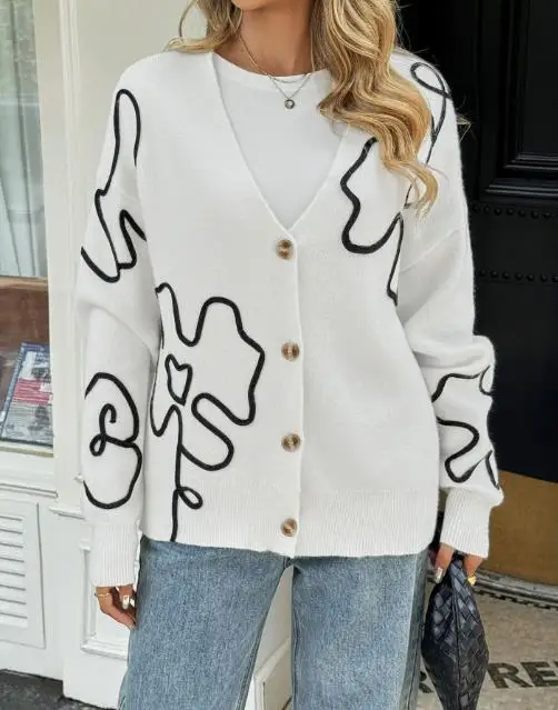 2025 Autumn/Winter New Women's Fashion Leisure Vacation Style High end Woolen Sweater Jacket Sweater Clothing
2025 Autumn/Winter New Women's Fashion Leisure Vacation Style High end Woolen Sweater Jacket Sweater Clothing