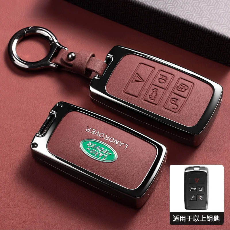 Zinc Alloy Leather Car Remote Key Case Cover Protection For Land Rover Range Rover Evoque Discovery Sport Velar Accessories
Zinc Alloy Leather Car Remote Key Case Cover Protection For Land Rover Range Rover Evoque Discovery Sport Velar Accessories