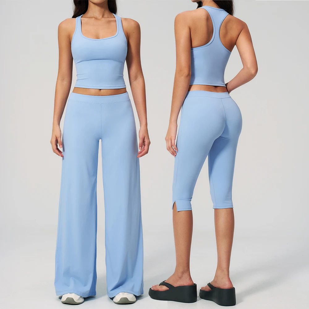 2 Pieces Yoga Set Women's Tracksuit Athletic Wear Fitness Suit Gym Outfits Workout Clothes Push Up Sports Bra Capri Pants Suit
2 Pieces Yoga Set Women's Tracksuit Athletic Wear Fitness Suit Gym Outfits Workout Clothes Push Up Sports Bra Capri Pants Suit