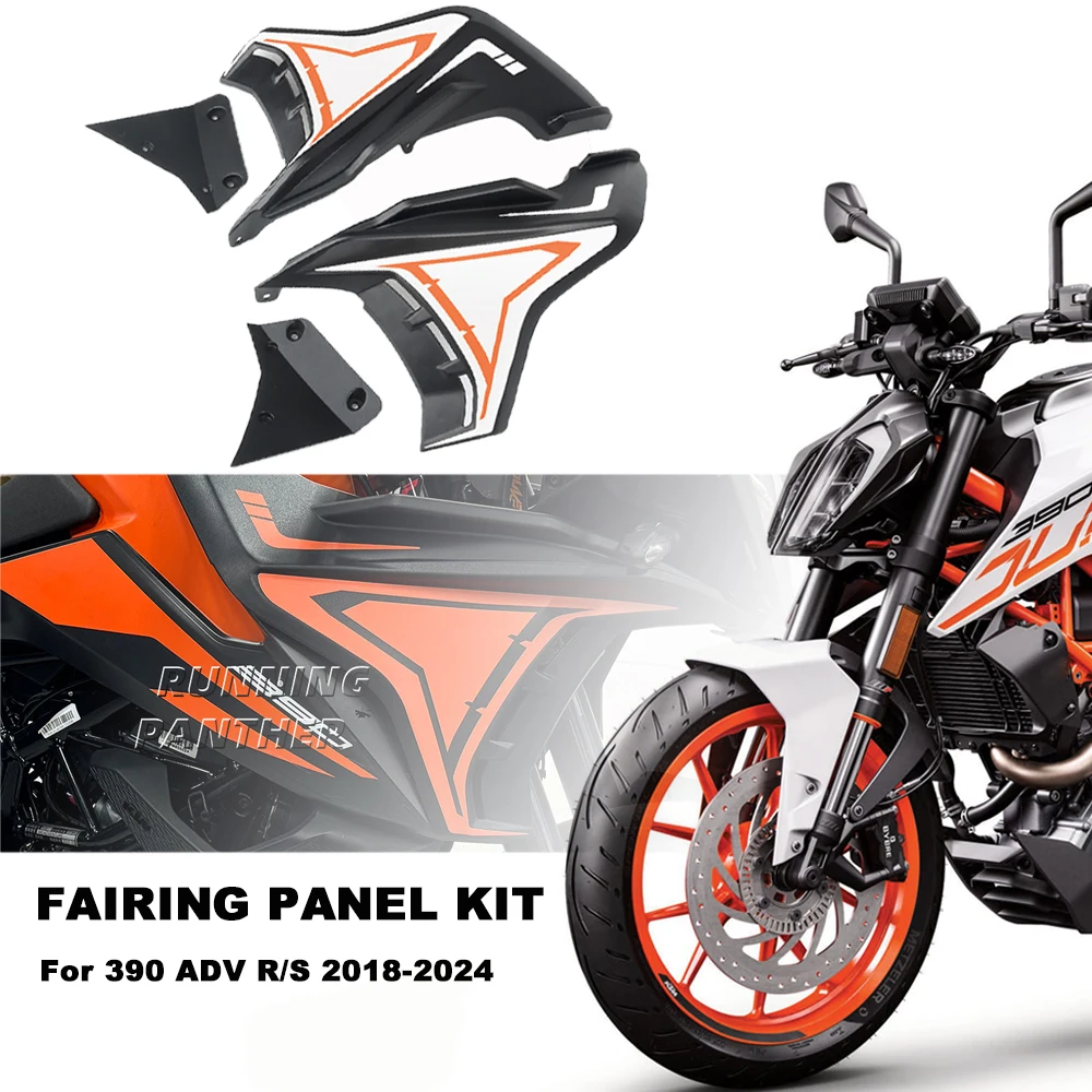 Side Panels Fairing Kit for 390 ADV Adventure 2020-2024 Motorcycle Front fairings 
Side Panels Fairing Kit for 390 ADV Adventure 2020-2024 Motorcycle Front fairings