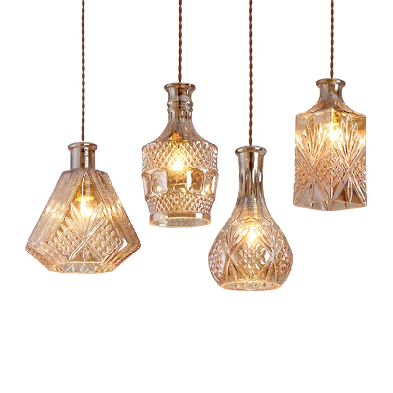 Glass Lampshade Pendant Lights Dining Room Bedroom Cafe Bar Suspension Luminaire Retro Industrial Wind Pendant Lamps For Ceiling
Glass Lampshade Pendant Lights Dining Room Bedroom Cafe Bar Suspension Luminaire Retro Industrial Wind Pendant Lamps For Ceiling