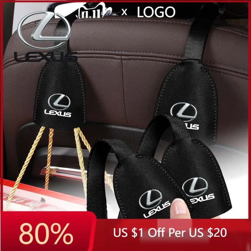 2026 Hot Interior Stickers 1/2pcs Leather Car Seat Back Hooks Portable Hanging Bag Rack Car Goods For Lexus GX460 CT200H ES Fspo
2026 Hot Interior Stickers 1/2pcs Leather Car Seat Back Hooks Portable Hanging Bag Rack Car Goods For Lexus GX460 CT200H ES Fspo
