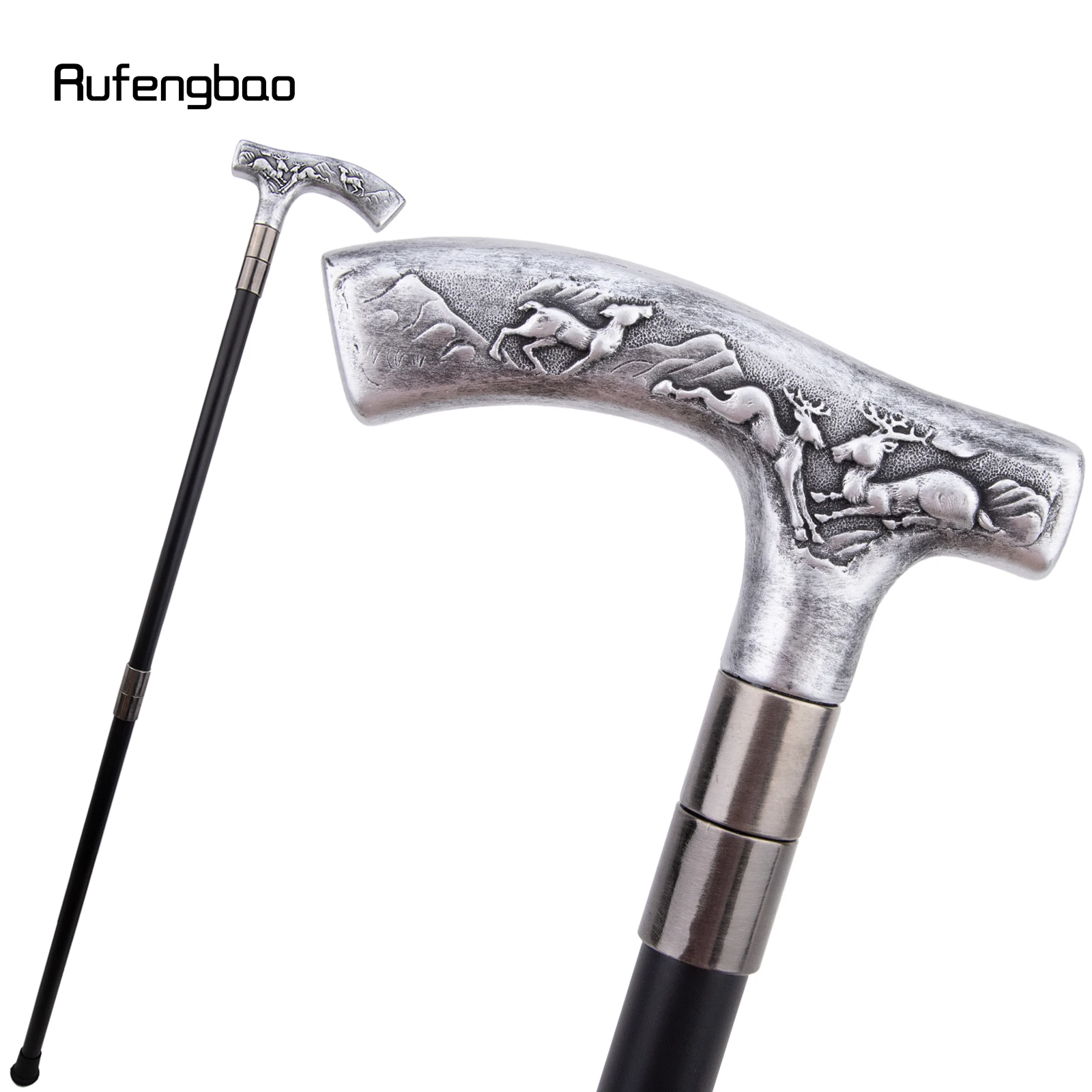 White Resin Deer Walking Cane Fashion Decorative Steel Stick Gentleman Elegant Cosplay Cane Knob Crosier 94cm
White Resin Deer Walking Cane Fashion Decorative Steel Stick Gentleman Elegant Cosplay Cane Knob Crosier 94cm