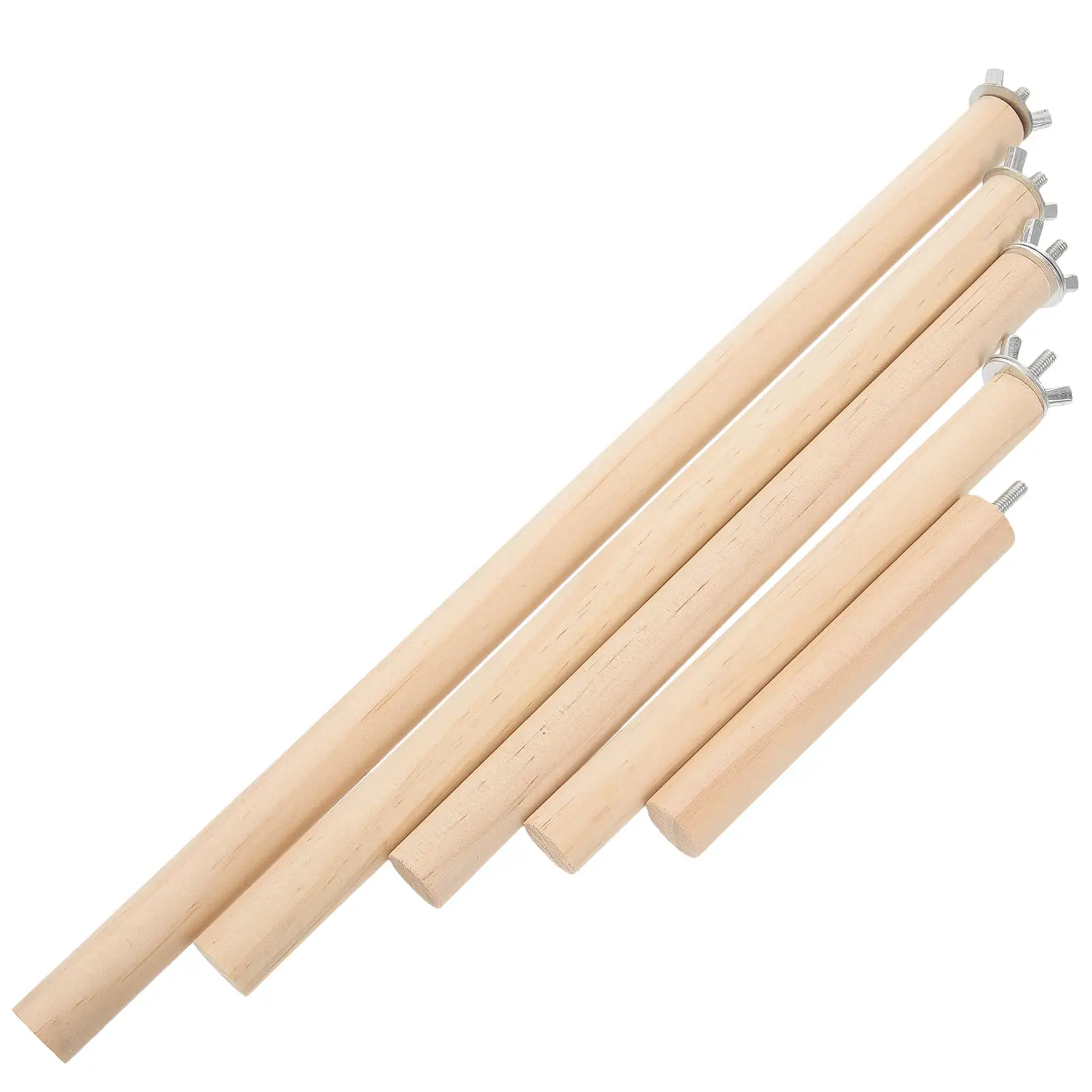 5 Pcs Perch Accessories Natural Bird Cage Accessories Wood Cage Stands Rods Platform Desk for Parakeet Macaw Pet Finch Cages
5 Pcs Perch Accessories Natural Bird Cage Accessories Wood Cage Stands Rods Platform Desk for Parakeet Macaw Pet Finch Cages