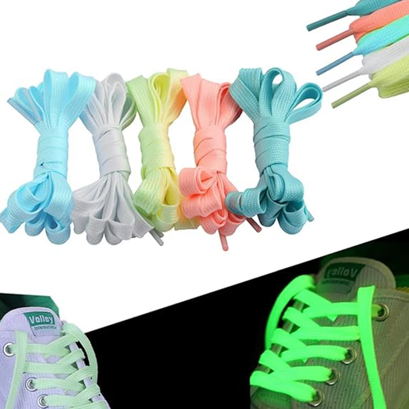 6 Colors Flat Luminous Shoelaces Adult Kids White Laces Sneakers Shoestring Elastic Fluorescent Shoelace Lacet Shoe Accessories
6 Colors Flat Luminous Shoelaces Adult Kids White Laces Sneakers Shoestring Elastic Fluorescent Shoelace Lacet Shoe Accessories